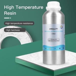 LCD High Temperature Resin 500g – Red Orange