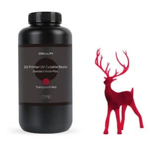 LCD Standard Rigid Resin Plus 500G – Transparent red