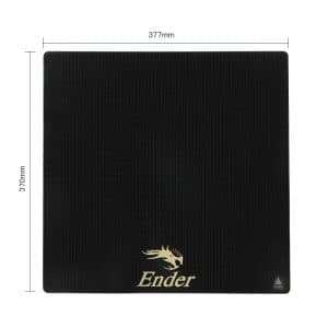 Ender-5 Plus Carborundum Glass Platform Kit 377×370×4mm