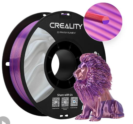 CR-Silk Filament 1.0Kg 1.75mm Pink-Purple