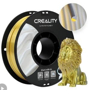 CR-Silk Filament 1.0Kg 1.75mm – Golden Silver
